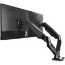 Raidsonic Monitoru statīvs IB-MS304-T, 2 monitoriem, 27'', melns, 13kg, 360&deg; rotācija, regulējams augstums