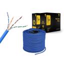 Gembird tīkla kabelis UPC-5004E-SOL-B, 305 m, Cat5e, U/UTP, zils, 24 AWG, RoHS, -20 - 70 &deg;C