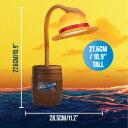 Paladone Dekoratīvā lampa PP14468OPNF, 27,6cm, LED, 1,5m, brūna/dzeltena, brīvi stāvo&scaron;a, integrēta spuldze