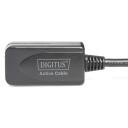 Digitus USB 2.0 pikenduskabel DA-70130-4, 5m, USB A M, USB A F, andmeedastuskiirus kuni 480 Mbps