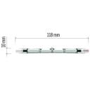 Emos Linijinė halogeninė lemputė J118 ZE0203, 140 W, 230 V, 2 680 lm, 3 000 K, R7s, 360&deg;, ECO Halogen