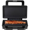 Adler V&otilde;ileiva r&ouml;ster AD 3073, 1000 W, 2 plaati, roostevaba teras/must, vertikaalne ladustamine, libisemiskindlad jalad
