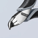 Elektronikas knaibles ESD, KNIPEX, 35 42 115 ESD, 45&deg; leņķis, augstas kvalitātes, ergonomiskas rokturi.