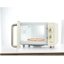 Mikroviļņu krāsns klasiskam gatavošanas stilam ar 700 W jaudu un bēšīgu retro dizainu MO4250TCLI Gorenje