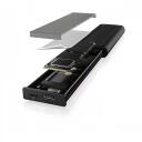 Raidsonic | Icy Box Ārējais M.2 NVMe | IB-1807MT-C31 | USB 3.2 Gen 2 Type-C | 1x M.2 2230/2242/2260/2280, 10 Gbit/s, melns