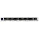 Ubiquiti L&uuml;liti USW-48-POE, 48x10/100/1000 Mbps, 32xPoE+, 4xSFP, 100-240V, -5-40&deg;C, roostevaba teras