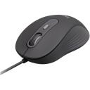 Logitech USB optinė pelė M520, 910-007511, 4000 DPI, 4 mygtukai, 1.8m laidas, ambidekstrinė forma, optinė technologija