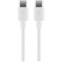 Goobay USB-C uzlādes un sinhronizācijas kabelis 66315, 0.5 m, 60W, 3 A, līdz 480 Mbps, balts