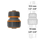 Žarnos remontinis komplektas 1/2"-3/4"  DWC 3200 DAEWOO, 1/2"(13)-5/8"(15)mm, 5/8"(15)-3/4"(19)mm, Plastmasė