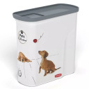 Toidukonteiner Pet Life Dogs 1,5kg 2L 20,5x86x19,4cm koerale 0804346E27 Curver