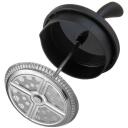 Resto prantsuse press 90509, 1000 ml, borosilikaatklaas, roostevaba terasfilter, plastmassist kaas, must