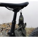 Mini dvielis, BasicNature, R920485, ultrafina mikrošķiedra, ātri žūstošs, antibakteriāls, 40x40 cm, olīvu krāsa