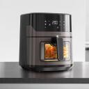 Black Decker fritēze BXAF6500E ES9730070B, 6.5L, 1600W, 8 režīmi, digitālais displejs, nerūsējo&scaron;ā tērauda korpuss