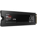 Samsung SSD M.2 MZ-V9P2T0CW 2TB, lugemise kiirus 7450 MB/s, kirjutamise kiirus 6900 MB/s, PCIe 4.0, V-NAND MLC, jahutiga