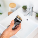 Electric rotary shaver with 3D head titanium coated blades and up to 40 min battery life PrecisionCare Titanium PerfectCut Black 4199 Cecotec