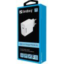 Sandberg Laadija 441-48, 1xUSB-C, 65W, &Uuml;ksikasjalik, Siseruumides, Valge