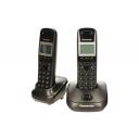 Panasonic KX-TG2512 DECT tālrunis, KX-TG2512, 1,4 collu, 50 numuri, 18h sarunu laiks, 170h gaidī&scaron;anas laiks, 2 klausules