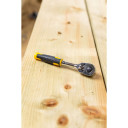 Uzgriežņu atslēga ar reversu 1/4" collas, 72 zobi, ātra atbrīvo&scaron;ana, STMT82663-0, STANLEY