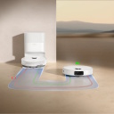 Dreame D20 Plus Robotas dulkių siurblys su &scaron;lapiu ir sausu valymu bei automatiniu dulkių i&scaron;tu&scaron;tinimu 13000 Pa 5200 mAh su dulkių surinkimo stotele baltas RLD35GD