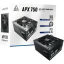 Montech Maitinimo &scaron;altinis APX750, 750W, 100-240V, 50/60Hz, 20+4 pin ATX, 80 PLUS White, aktyvus au&scaron;inimas, 1 ventiliatorius