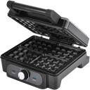 Lovio Vafeļu panna LVWF001BK, 1400W, 4 vafeļu, 25x21,6cm, neslīdo&scaron;as kājiņas, regulējams termostats, aizsardzība pret pārkar&scaron;anu