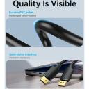 Vention DisplayPort kaabel isane isase HAKBG 1.5m 4K must 30 AWG 21.6 Gbit/s 240 Hz 3840 x 2160