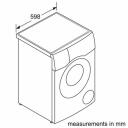 Bosch | Washing Machine with Dryer | WNC254A0SN | Energy efficiency class D | Front loading | Washing capacity 10.5 kg | 1400 RPM | Depth 62 cm | Width 60 cm | Display | LED | Drying system | Drying capacity 6 kg | Steam function | White