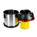 Profesionāls mitrai un sausai uzkop&scaron;anai paredzēts putekļu sūcējs ar nerūsējo&scaron;ā tērauda tvertni 1520 W Inox Plus sudraba 786182 Thomas