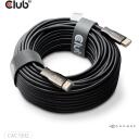 Club3D HDMI 2.1 kabelis CAC-1392 30m, 48Gbps, 8K60Hz, juodas, vienpusis, auksiniai jungtys