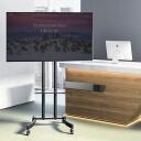 Sbox TV hoidik FS-400, 40 kg, 32 - 70", 200 x 200, 600 x 400 mm, k&otilde;rguse reguleerimine 1335 - 1495 mm, 4 ratast