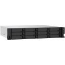 Qnap NAS TS-1273AU-RP-8G, 2U, 2x10/100/1000/2500 Mbit/s, 8GB DDR4, 12 diskų, 2xRJ-45 LAN, 4xUSB 3.1