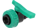 Dārza vārsts 1/2" x 1/2", 88980, FLO, PP, UV izturīgs, līdz 16 bar darba spiediens