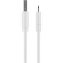 Goobay Lightning USB uzlādes un sinhronizācijas kabelis 54600, 1m, 480Mbit/s, 1A, MFi kabelis, divpusēja aizsardzība