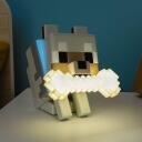 Paladone Minecraft Wolf GloBuddies valgus PP14761MCF, 14,3cm, mitmev&auml;rviline, LED, dimmerdatav, vabalt seisev