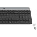 Logitech belaidė klaviatūra MK470, 10 m belaidžio ry&scaron;io diapazonas, 3 mygtukai, QWERTY, grafito spalva