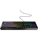 Genesis Membrānas spēļu klaviatūra 530 NKG-2332, 114 taustiņi, RGB apgaismojums, USB-A, QWERTY, melna