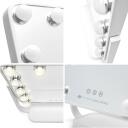 Rio kosmeetiline peegel MMHD-EU/1,3, 12 LED, 3 v&auml;rvi režiimid, puutetundlik paneel, vabalt seisev
