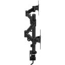 Endorfy monitorid, EY8F003, 2 ekraani tugi, 2 x 8 kg, 13-27 tolli, VESA 75 x 75 mm, 100 x 100 mm, must