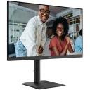 Aoc LCD monitors U27E4CV, 27", 3840 x 2160 px, 400 cd/m&sup2;, 60 Hz, 4 ms, 2xHDMI, USB-C PD 90W, IPS, melns