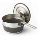 Salokāms katls DETOUR Stainless Steel Collapsible Pouring Pot 1,8L, Beluga Black, 9327868160822 SEA TO SUMMIT