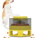 Doggy Village Suņu vai kaķu barības dozators MT7130Y, 170x185x170mm, ABS, mehāniskais dozators, ūdensizturīgs