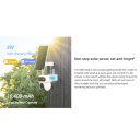 Ezviz HB90/SP Outdoor IP65 Dual lens 4MP+4MP Smart Pan & Tilt Battery Camera MicroSD / Night vision White