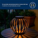 Beper Saules dārza lampa P207ILO301, Bē&scaron;s, IP44, Dzelzs, plastmasa, 1,2V, Krēslas sensors, Brīvi stāvo&scaron;s