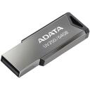 Adata USB флеш-накопитель AUV250-64G-RBK, 64 ГБ, серебристый, 1 упаковка, совместим с Windows, Mac, Linux