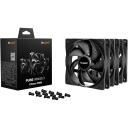 Be Quiet Корпусный вентилятор PURE WINGS 3 BL141, 120мм, 3 шт., 84.8м&sup3;/ч, 1.45ммH2O, 1600RPM, 0.2A