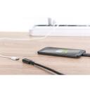 Digitus USB 3.1 Gen.2 pikenduskabel AK-300210-007-S, 0,7m, 10Gbps, Type C isane/naine, 20V/5A, 4K tugi