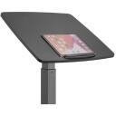 Maclean S&uuml;learvuti laud MC-892B, 60cm, 52cm, 76-113cm, 4 ratast, kallutatav pind 30&deg;, libisemisvastane riba