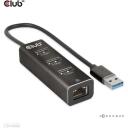 Club3D USB хаб CSV-1430A RJ45 1, USB 3.2 4