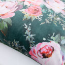 Spilvens HOLLY 65x65cm, rožains/tumši zaļa P0069998 Allit