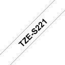 Brother TZe-S221 Laminaatlint, tzes221, 9mm, 8m, veekindel, ekstra tugev isekleepuv